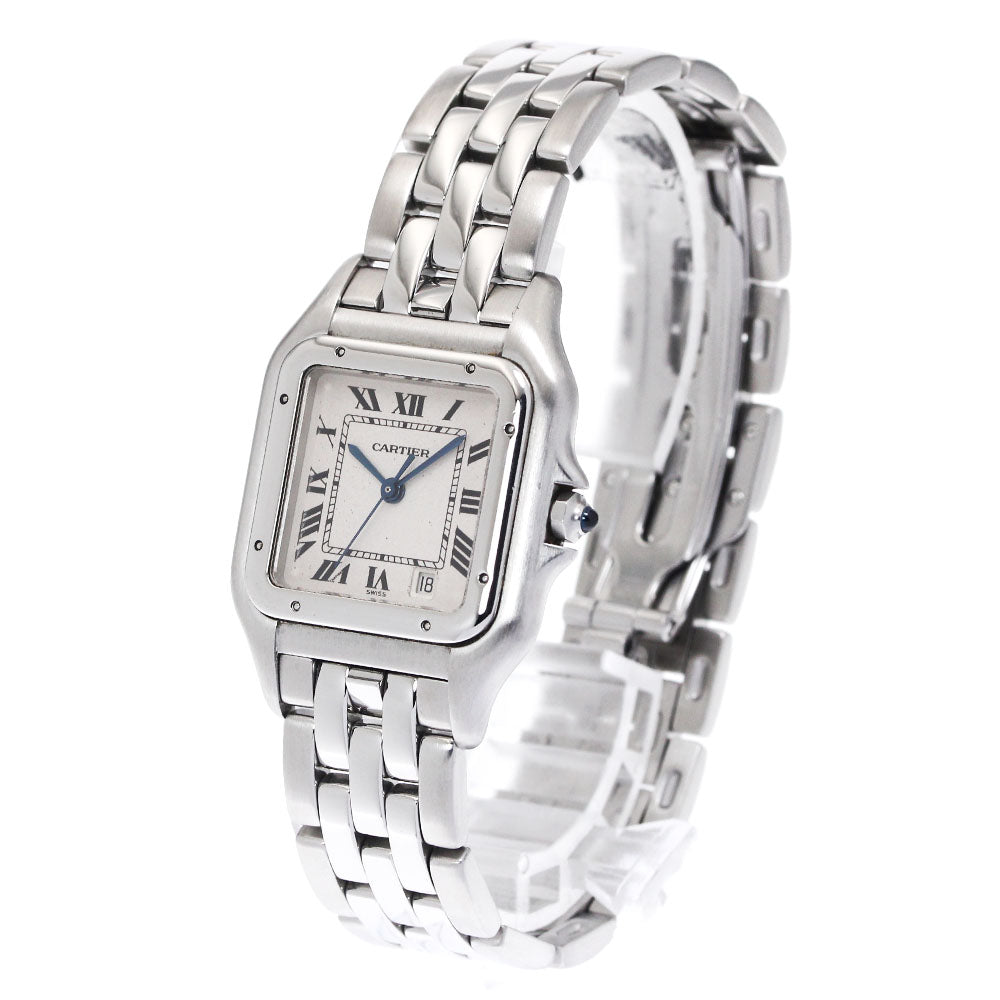 CARTIER PANTHEREMM W25054P4 Date beige Dial Quartz Boy's Watch_880965