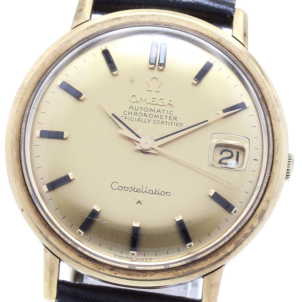 OMEGA Constellation 168004/14 K18YG cal.561 gold Dial Automatic Men's_880968