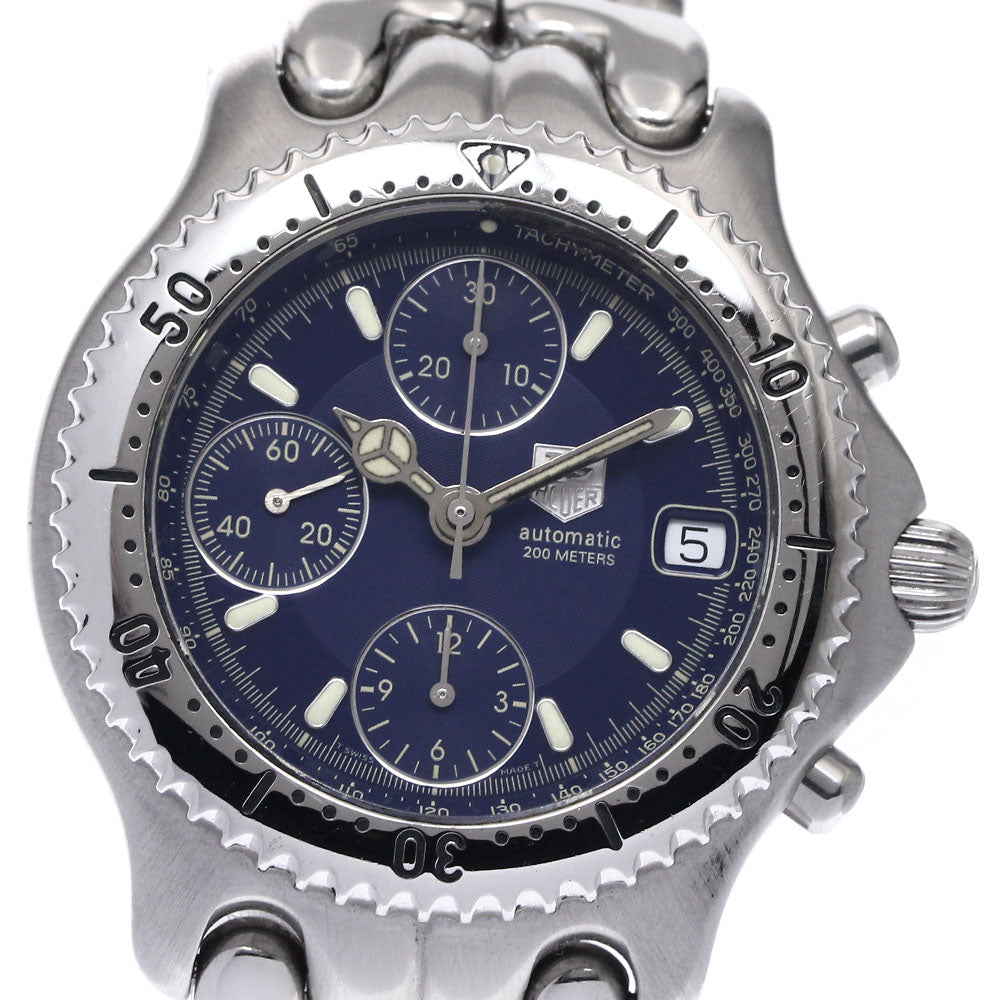 TAG HEUER S/el CG2111-R0 Chronograph Date Navy Dial Automatic Men's Watch_880982