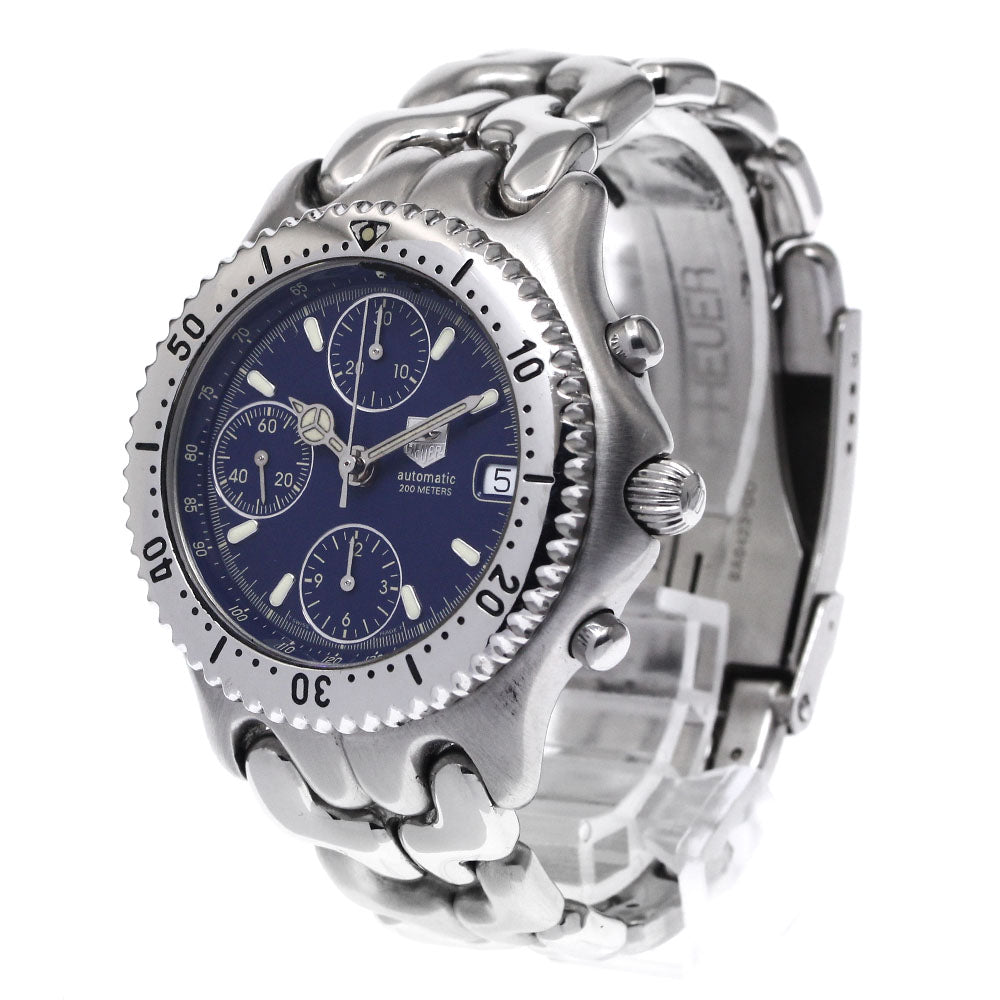 TAG HEUER S/el CG2111-R0 Chronograph Date Navy Dial Automatic Men's Watch_880982