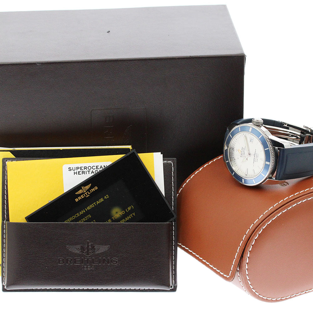 BREITLING Superocean Heritage42 A17321 Date Silver Dial Automatic Men's_880999