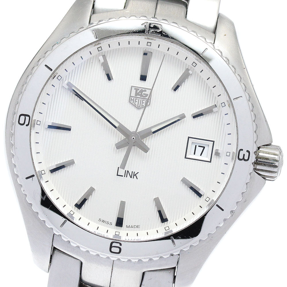 TAG HEUER Link WAT1111 Date Silver Dial Quartz Men's Watch_881005