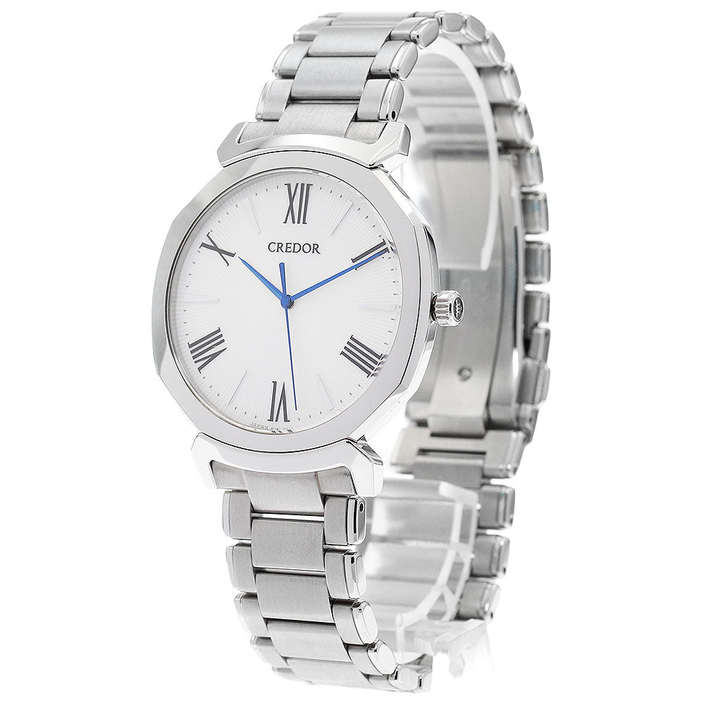 SEIKO CREDOR Linearx GCAR979/8J81-0AS0 Silver Dial Quartz Men's Watch_881013