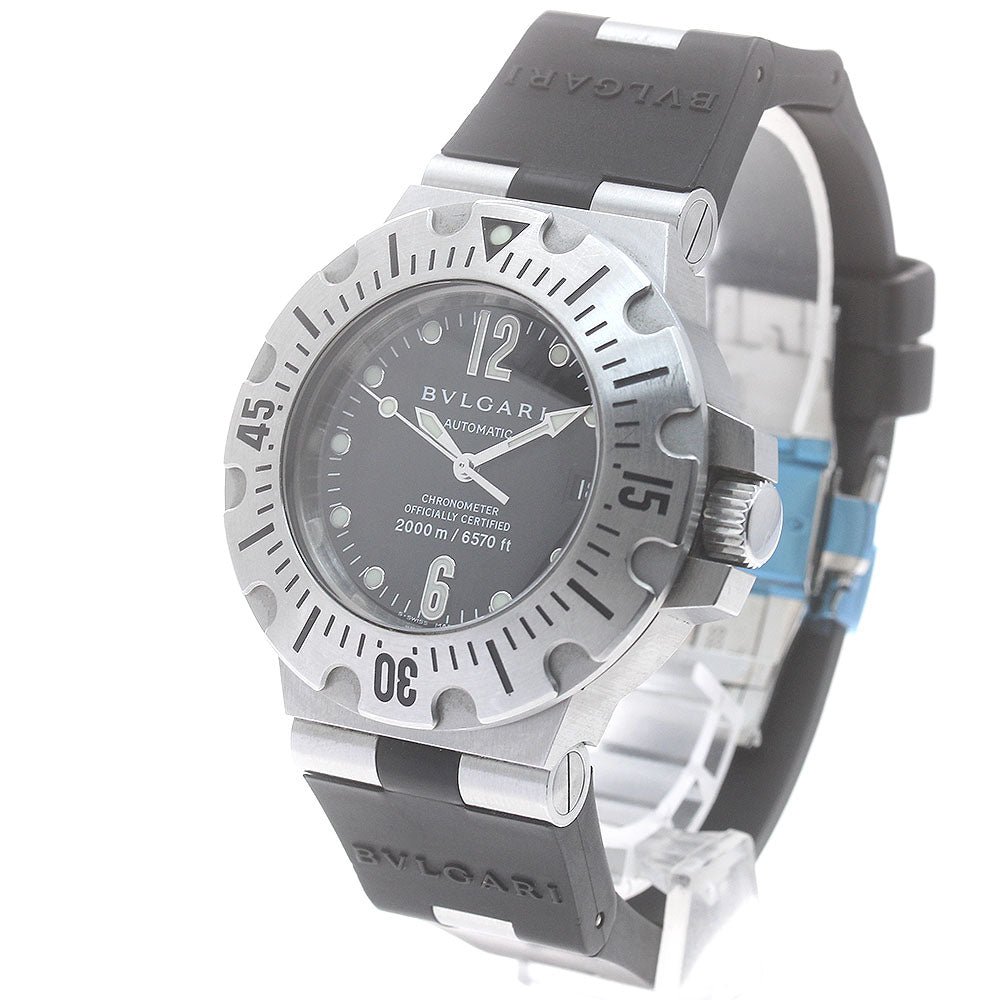 BVLGARI Diagono Scuba SD42S black Dial Automatic Men's Watch_881015