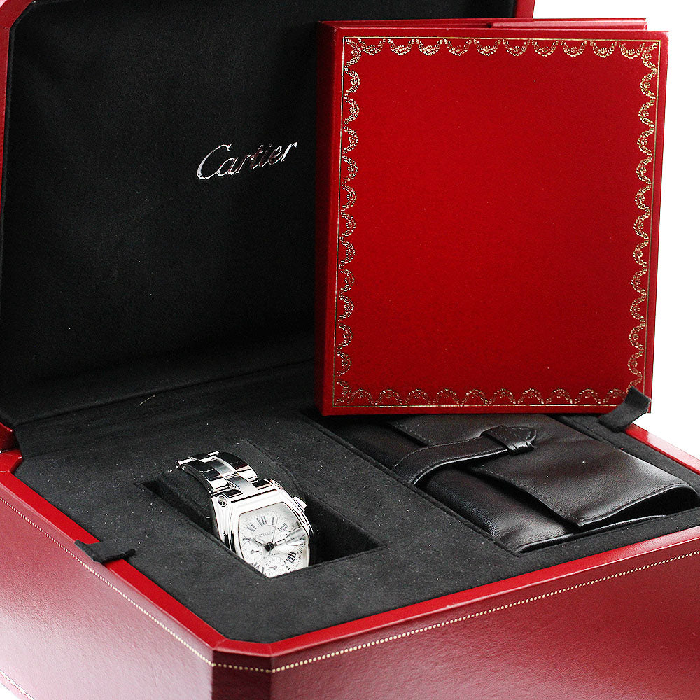 CARTIER Roadster LM W62006X6 Date Chronograph Automatic Men's Watch_881016