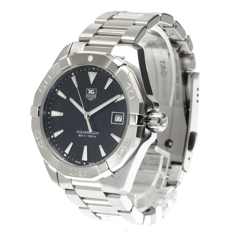 TAG HEUER Aqua racer WAY1110 Date black Dial Quartz Men's Watch_881058