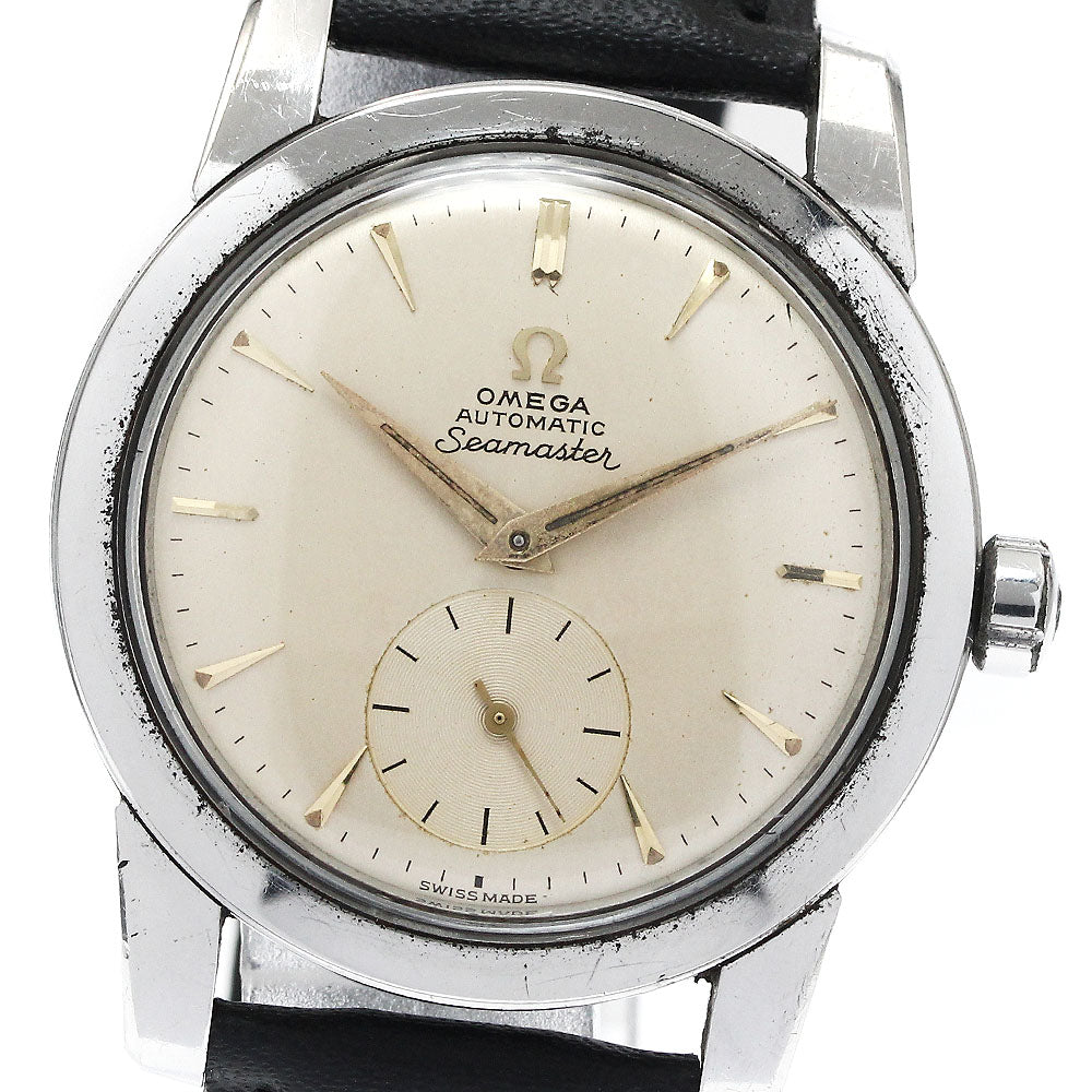 OMEGA Seamaster Half Rotor Small Second Silver Dial Automatic Men's Watch_881112