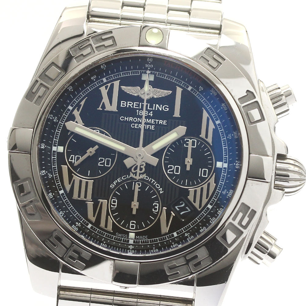 BREITLING Chronomat 44 AB0110 Date Chronograph Automatic Men's Watch_881351