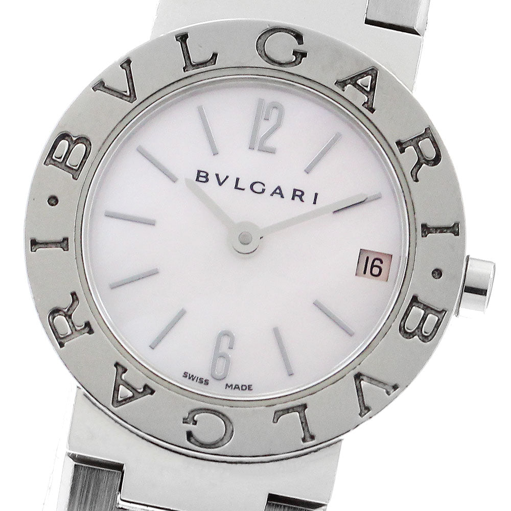 BVLGARI BVLGARIBVLGARI BB23SS Date Pink shell Dial Quartz Ladies Watch_881355