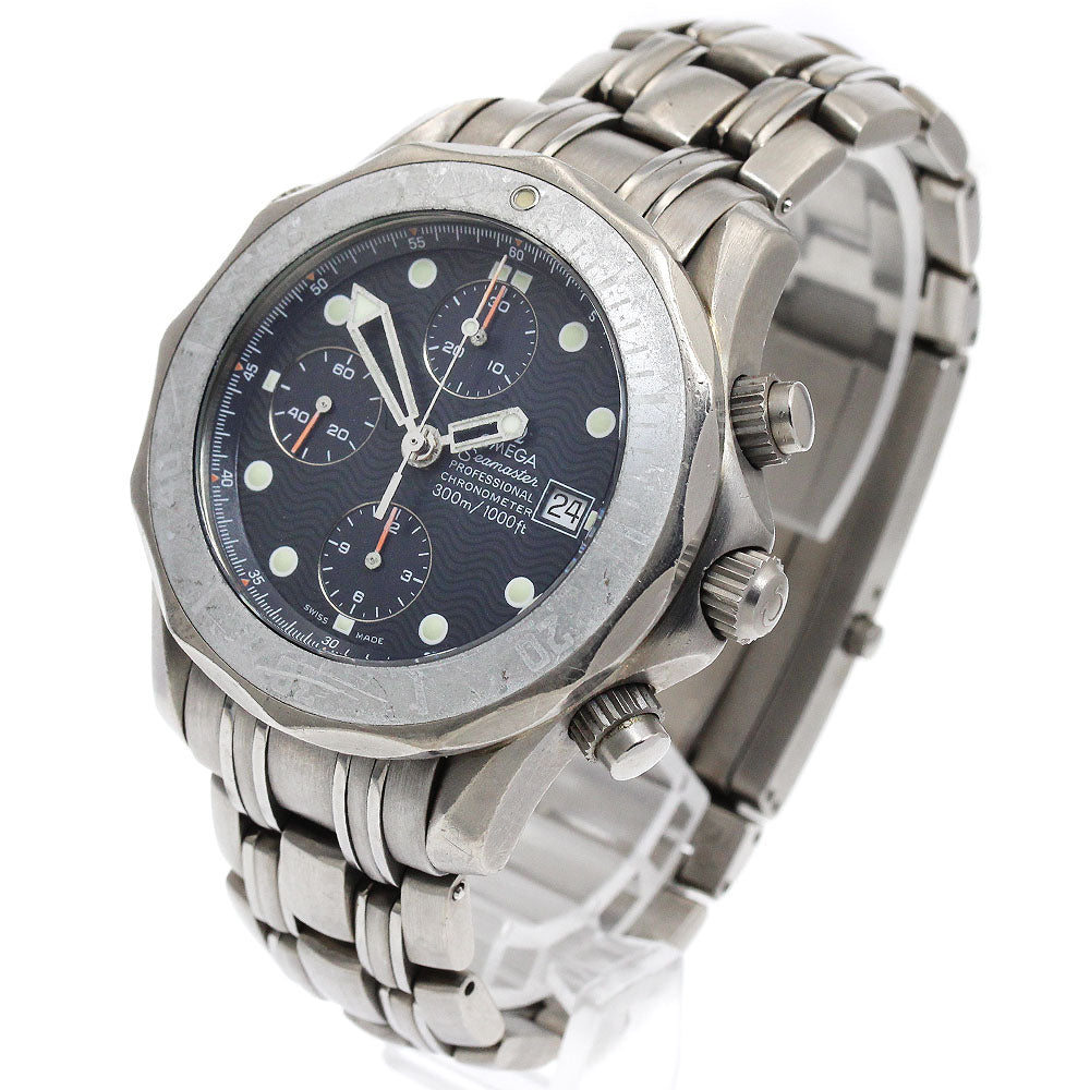 OMEGA Seamaster300 2298.80 Chronograph Navy Dial Automatic Men's Watch_881376