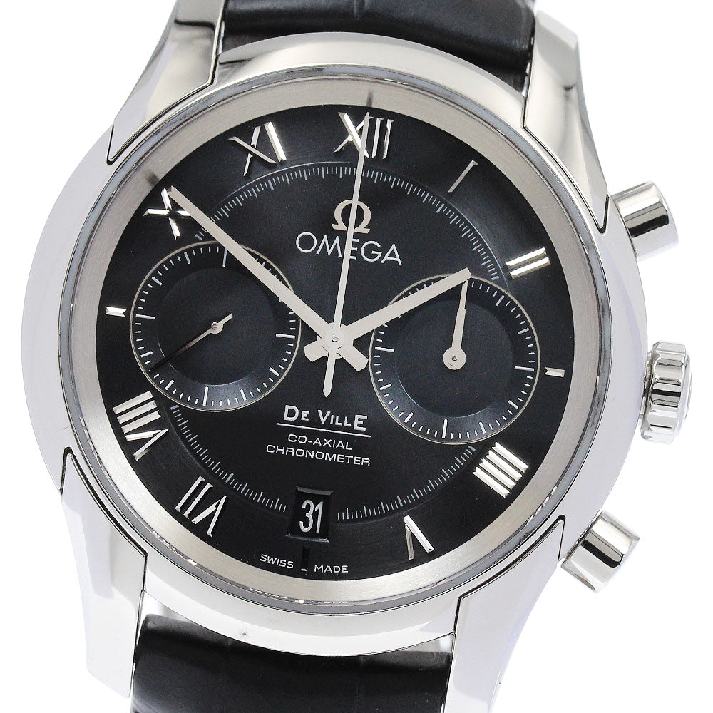 OMEGA De Ville Coaxial 431.13.42.51.01.001 Chronograph Date black Dial Automatic Men's Watch_881381