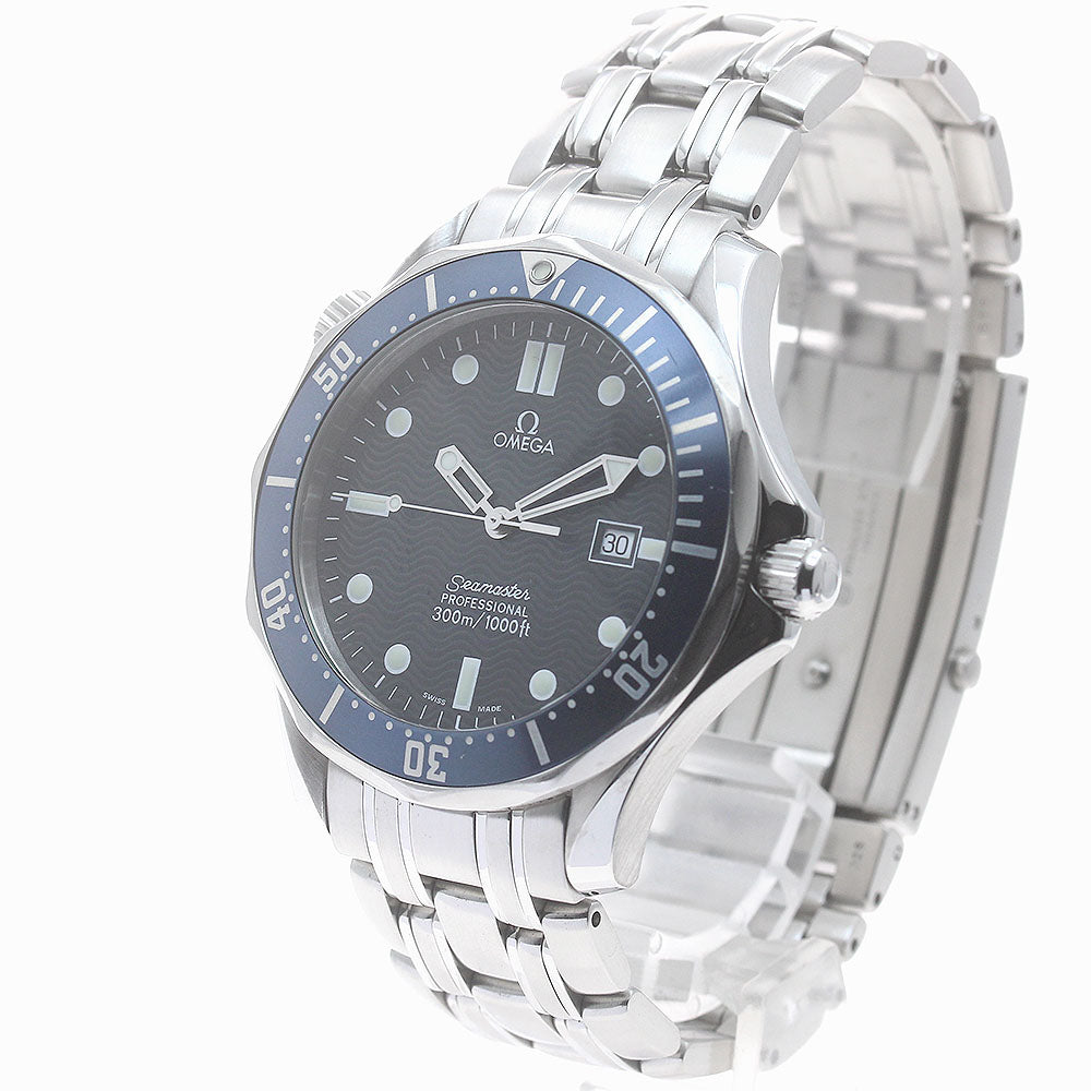 OMEGA Seamaster300 2541.80 Date Navy Dial Quartz Men's Watch_881389