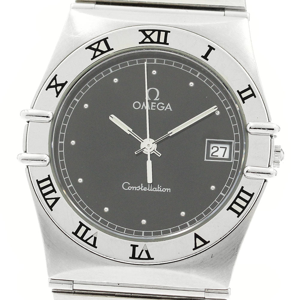 OMEGA Constellation Date black Dial Quartz Men's Watch_881391