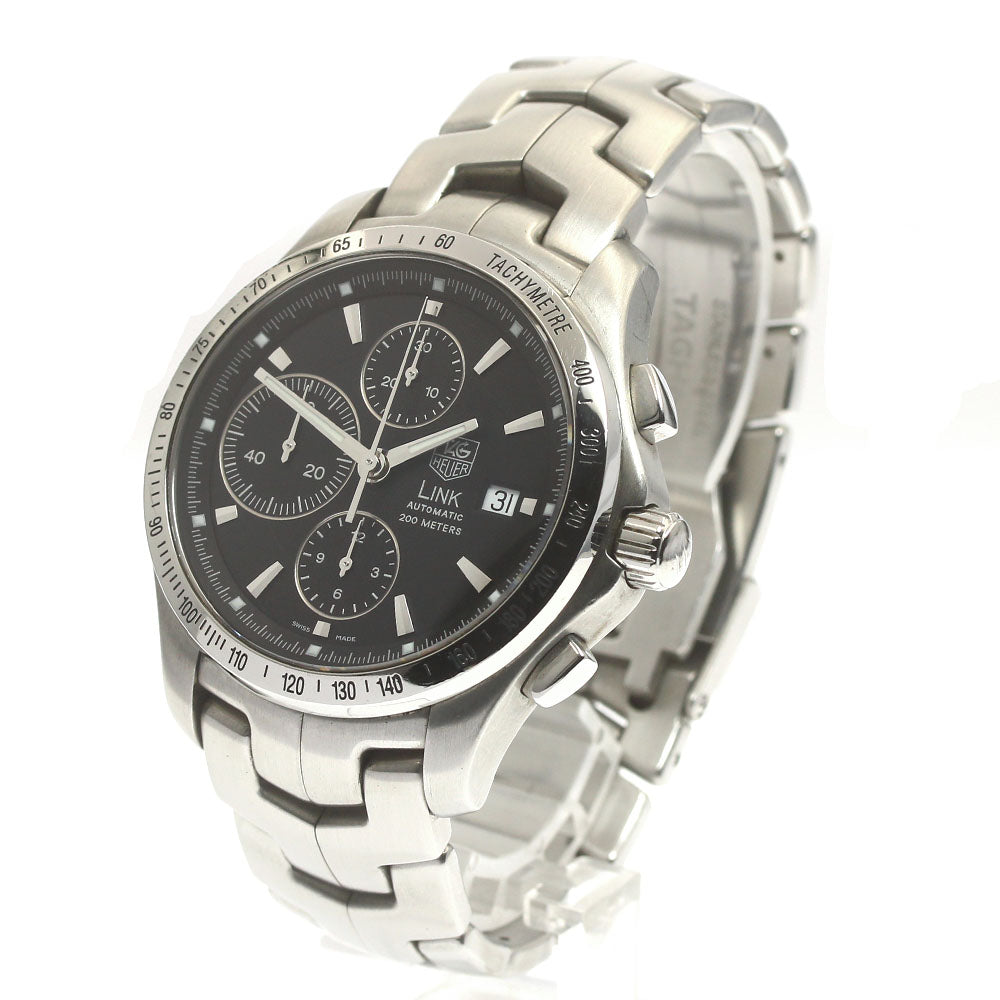 TAG HEUER Link CJF2110 Chronograph Date black Dial Automatic Men's Watch_881407