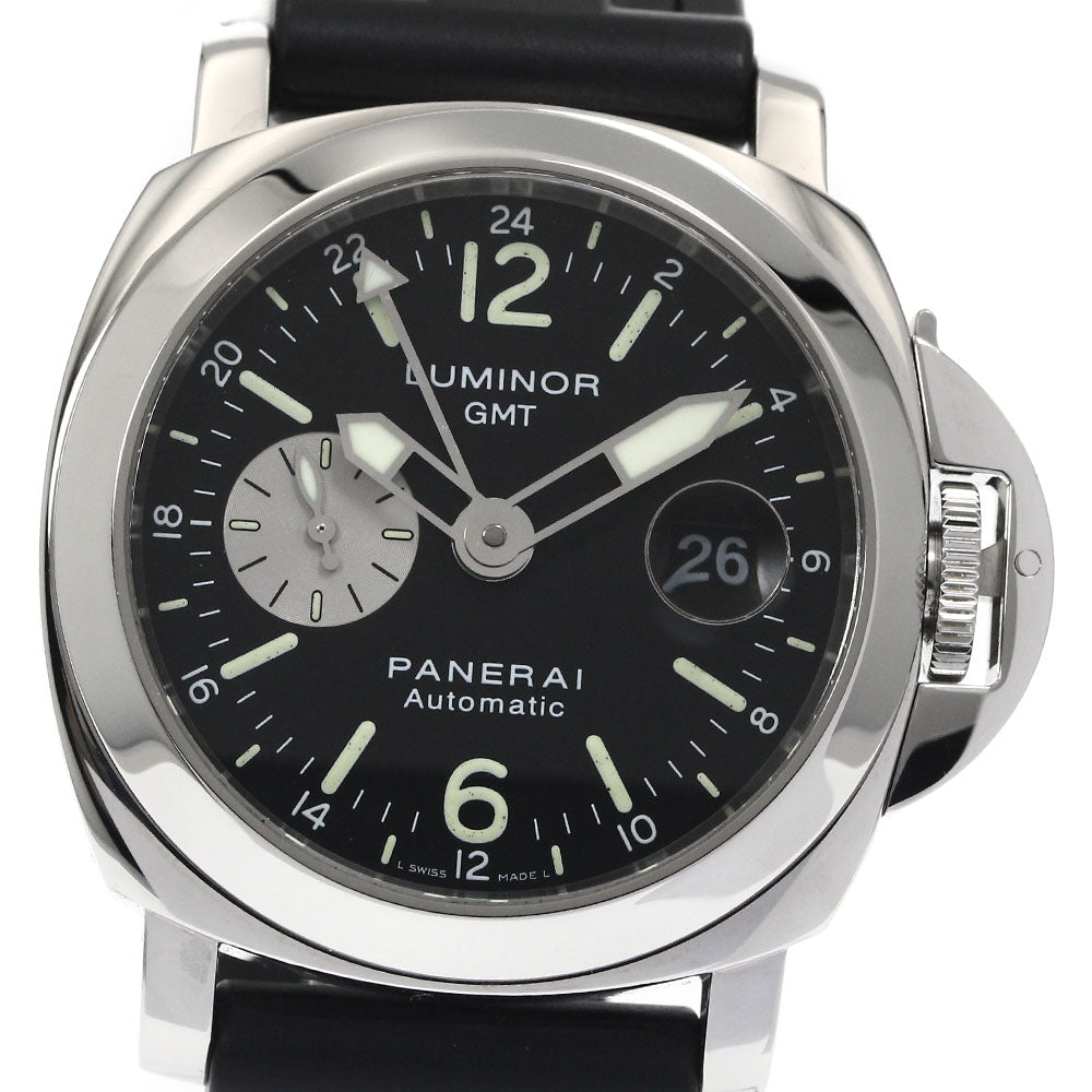 PANERAI Luminor GMT PAM00088 Date Small Second black Dial Automatic Men's Watch_881408