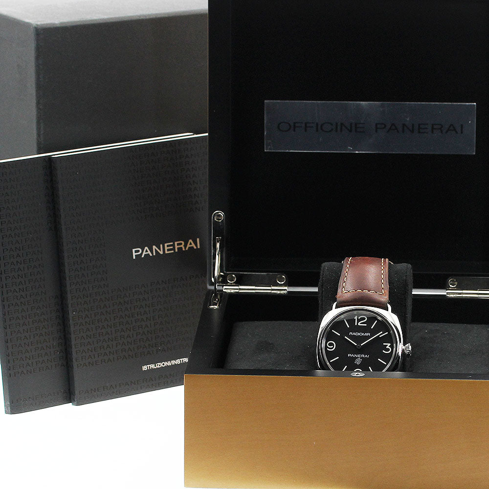 PANERAI Radiomir Base Logo 3 Days Acciaio PAM00753 HW Men's Watch_881411