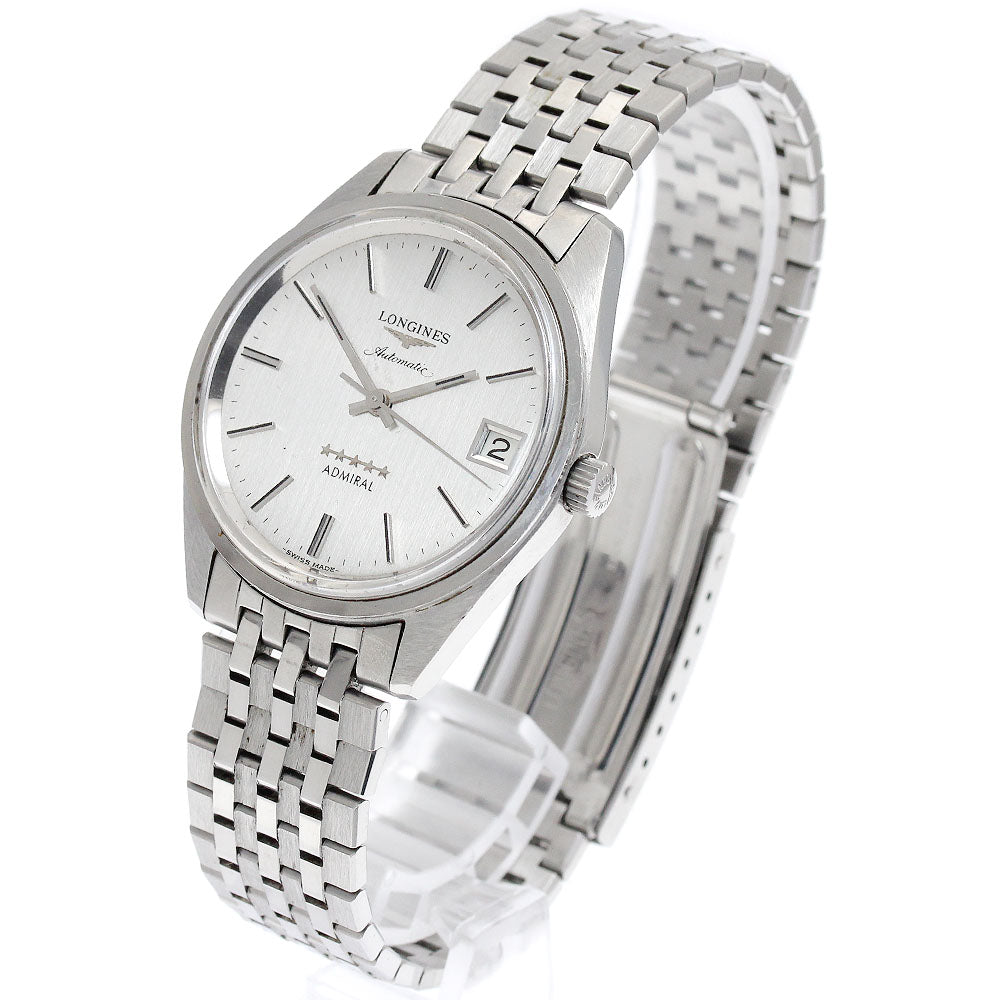 LONGINES Admiral 5 Star Date cal.6652 Silver Dial Automatic Men's Watch_881416
