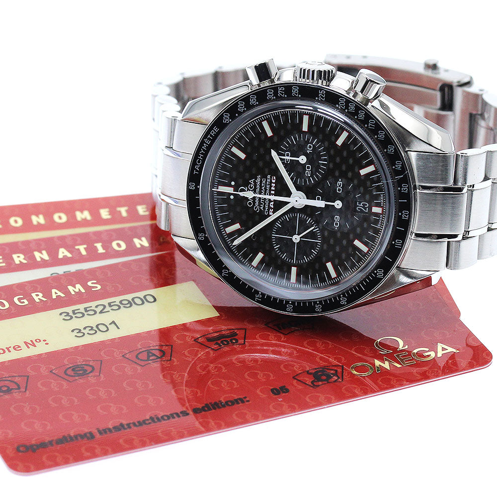 OMEGA Speedmaster Racing 3552.59 Black carbon Dial Automatic Men's Watch_881430