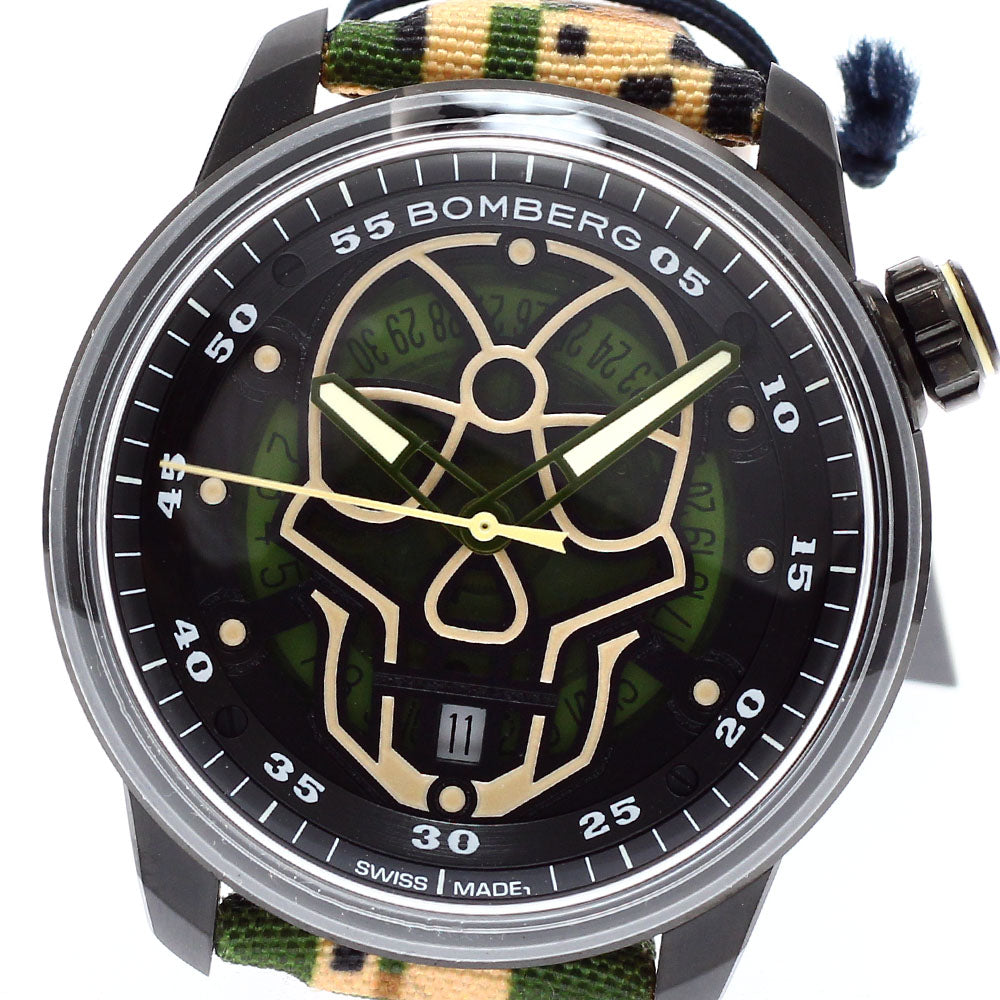 BOMBERG BB-01 Skull CT43APBA.23-4.11 Date Green Dial Automatic Men's _881480
