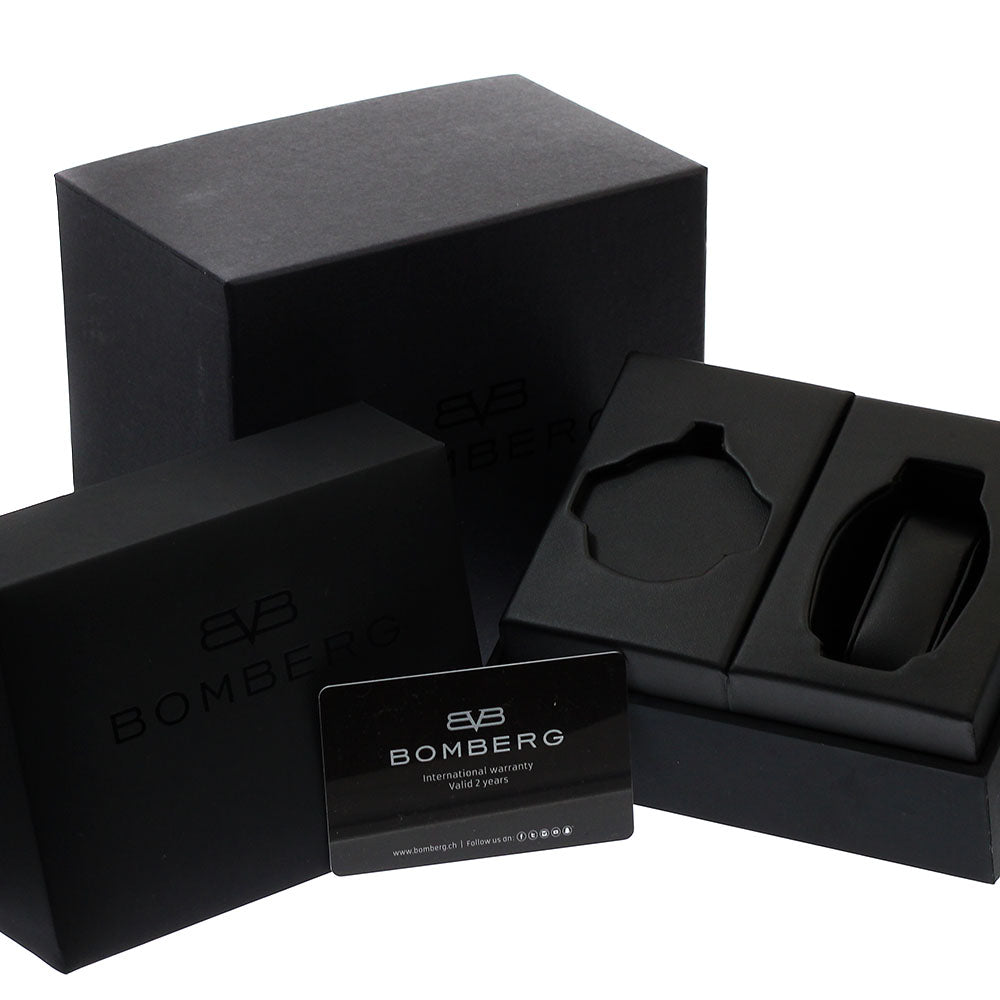 BOMBERG BOLT-68 BS45CHSS.050-7.3 Chronograph Date Ice Quartz Men's Watch_881520