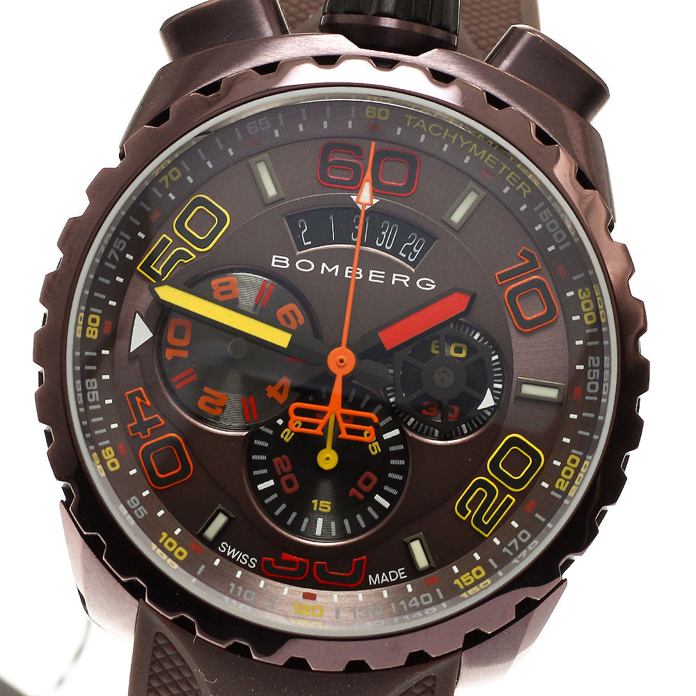 BOMBERG BOLT-68 Chroma II BS45CHPBR.049-4.3 Date Brown Dial Quartz Men's _881530