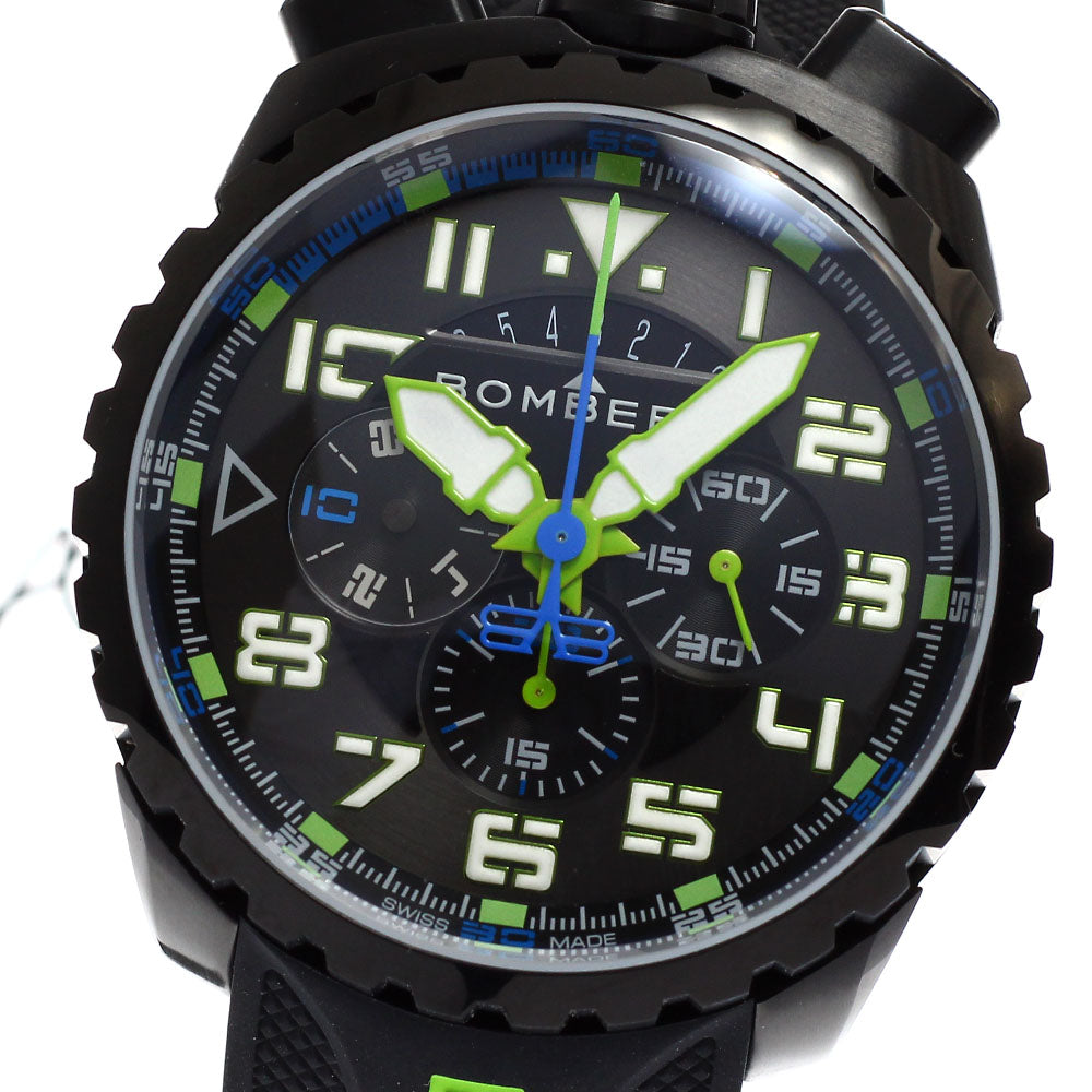BOMBERG BOLT-68 BS45CHPBA.050-10.3 Chronograph Black Dial Quartz Men's_881536