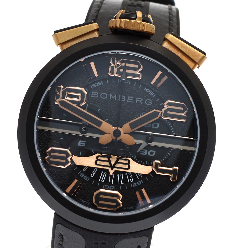 BOMBERG 1968 RS45CHPBA.5.3 Chronograph Date Black Dial Quartz Men's Watch_881560