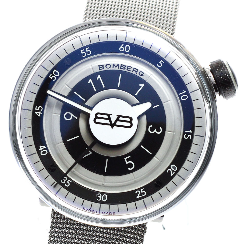 BOMBERG BB-01 CT43H3SS.03-2.9 Silver / Black Dial Quartz Men's Watch_881563