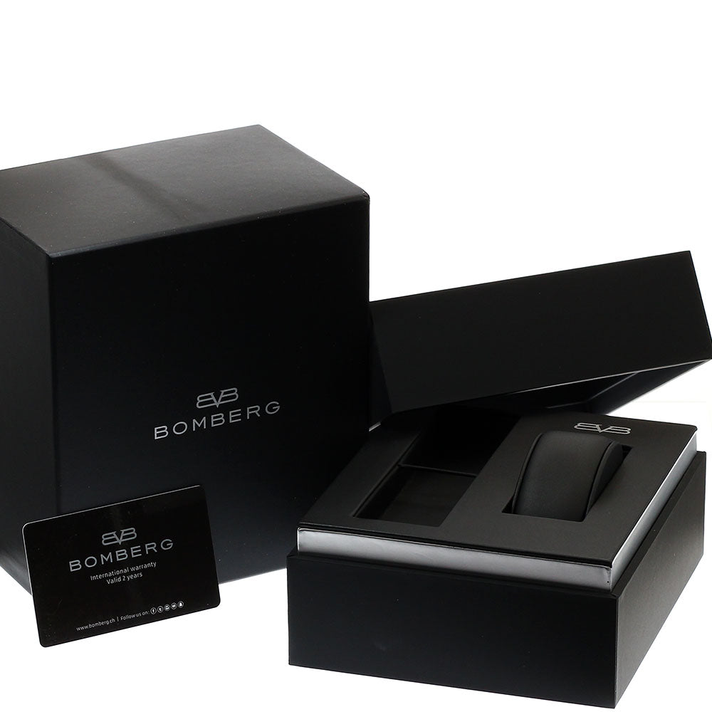BOMBERG BB-01 CT43H3SS.03-2.9 Silver / Black Dial Quartz Men's Watch_881564