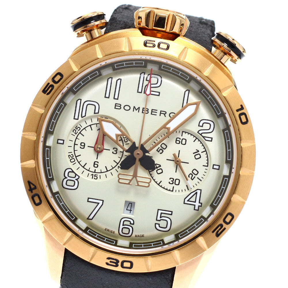 BOMBERG BB-68 NS44CHPPK.209.9 Chronograph Golden Gray Dial Quartz Men's _881582