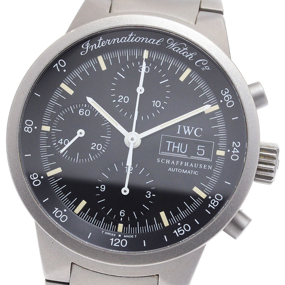 IWC SCHAFFHAUSEN GST IW370703 Chronograph black Dial Automatic Men's_881588