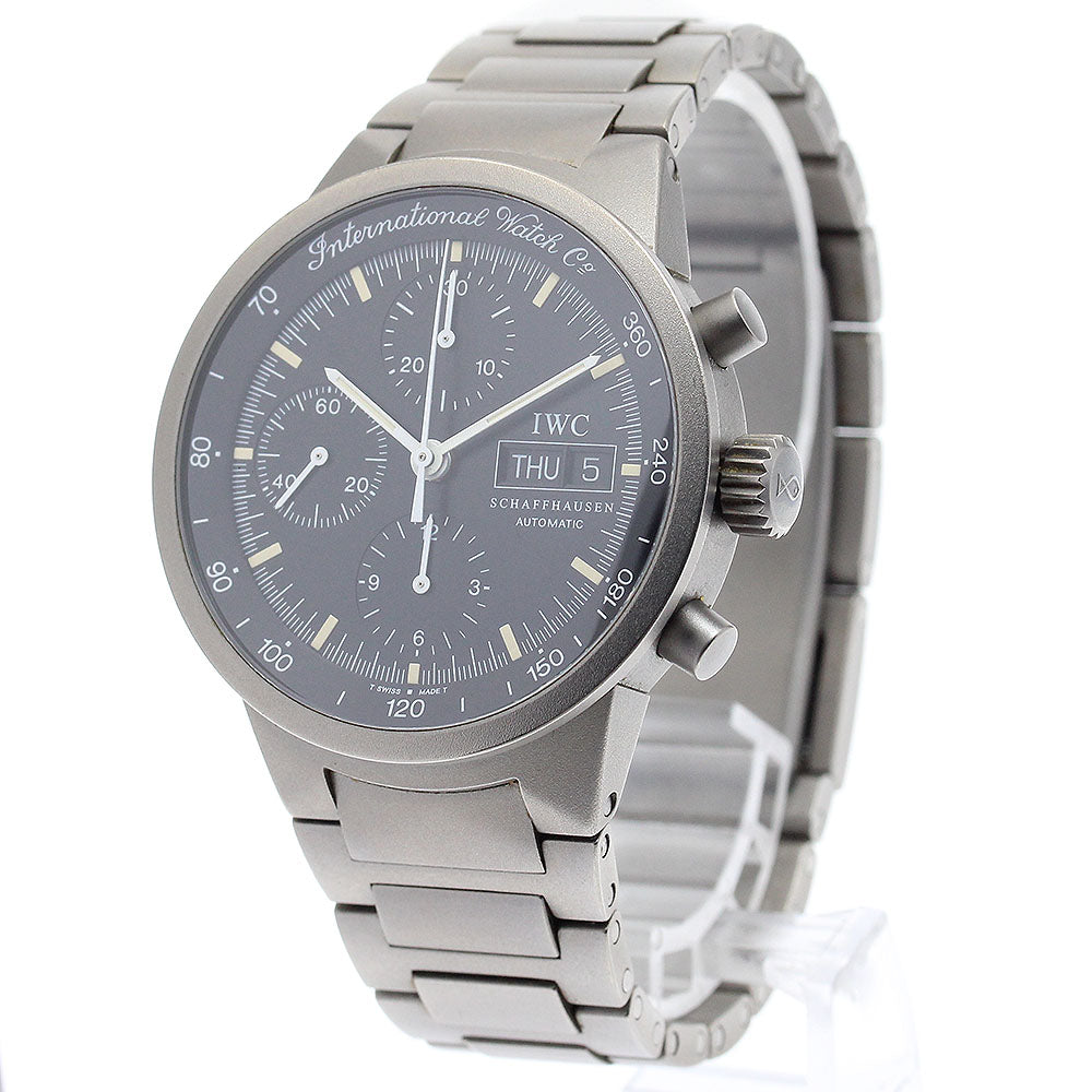 IWC SCHAFFHAUSEN GST IW370703 Chronograph black Dial Automatic Men's_881588