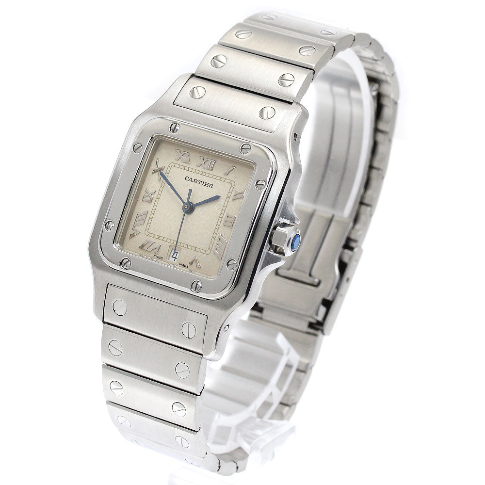 CARTIER Santos GalbeeLM W20025D6 beige Dial Quartz Men's Watch_881593