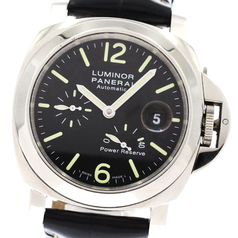 PANERAI Luminor PAM00090 Power reserve black Dial Automatic Men's Watch_881605
