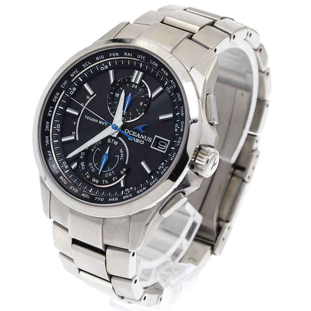 CASIO Oceanus OCW-T2500-1AJF black Dial Solar Powered Radio Men's Watch_881610