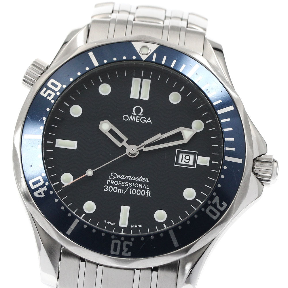 OMEGA Seamaster300 2541.80 Date Navy Dial Quartz Men's Watch_881616