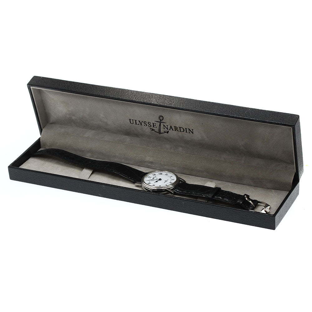 Ulysse Nardin San sheer 93-22 Small seconds white Dial Hand Winding Men's_881622