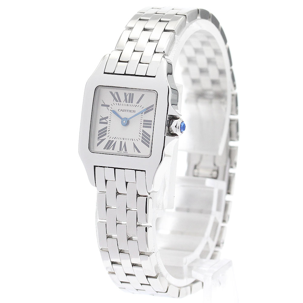 CARTIER Santos de Moiselle SM W25064Z5 beige Dial Quartz Ladies Watch_881637
