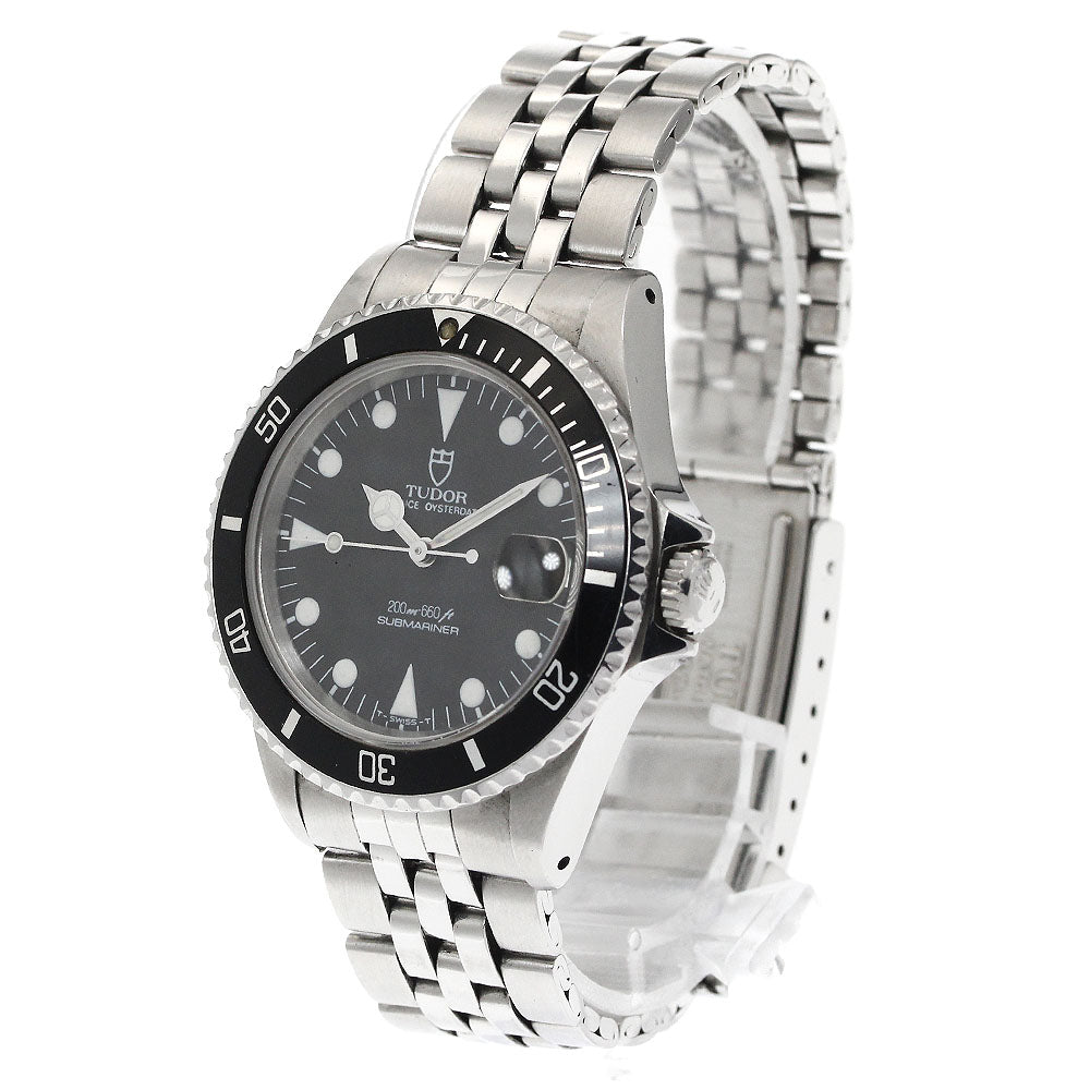 TUDOR Prince Oyster Date Submariner 75090 Black Dial Automatic Men's_881649