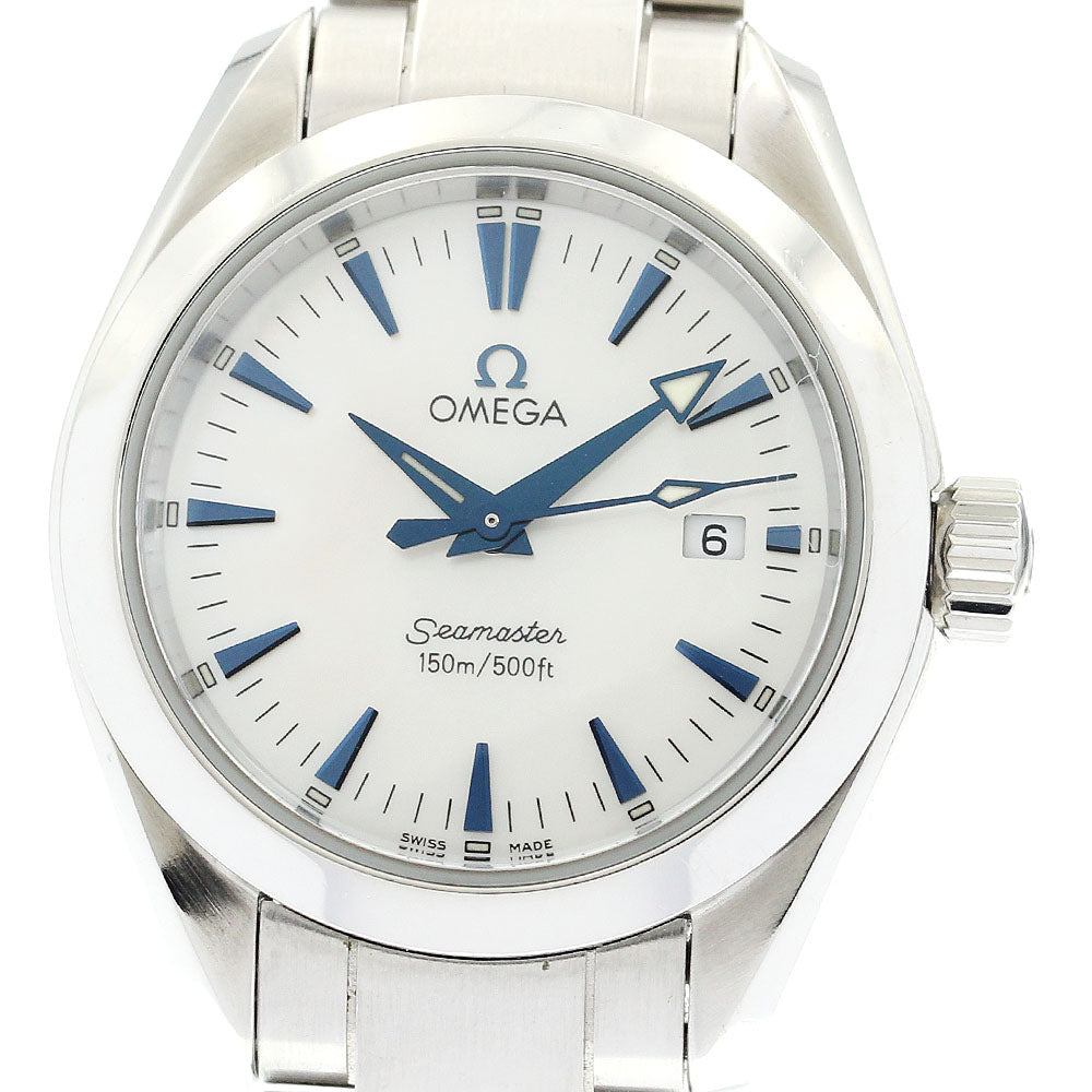 OMEGA Seamaster Aqua Terra 2577.70 Date White shell Dial Quartz Ladies Watch_881678