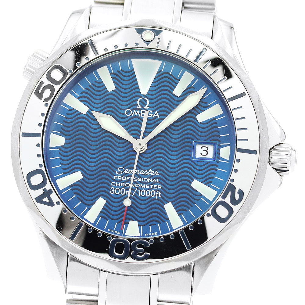 OMEGA Seamaster300 2255.80 Date Blue Dial Automatic Men's Watch_881766