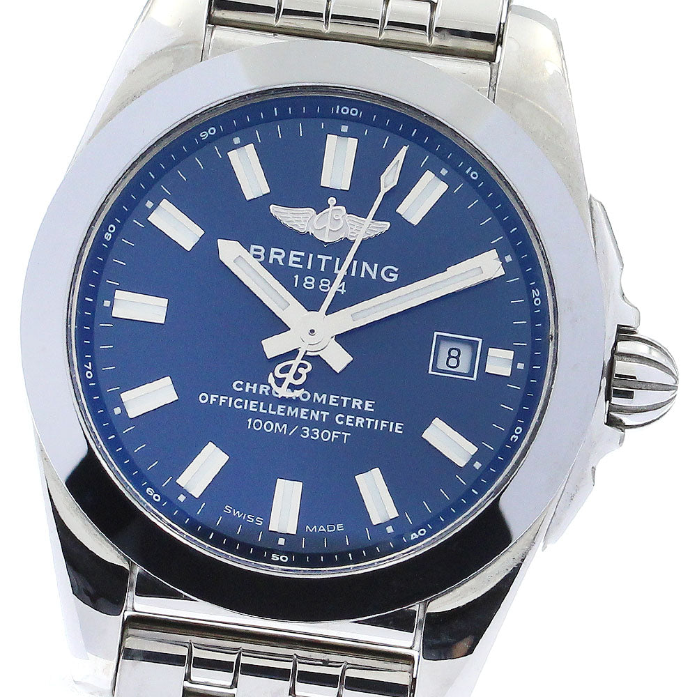 BREITLING Galactic 29 W72348 Date blue Dial Quartz Ladies Watch_881779