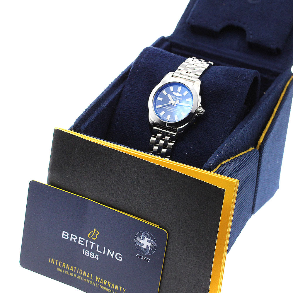 BREITLING Galactic 29 W72348 Date blue Dial Quartz Ladies Watch_881779