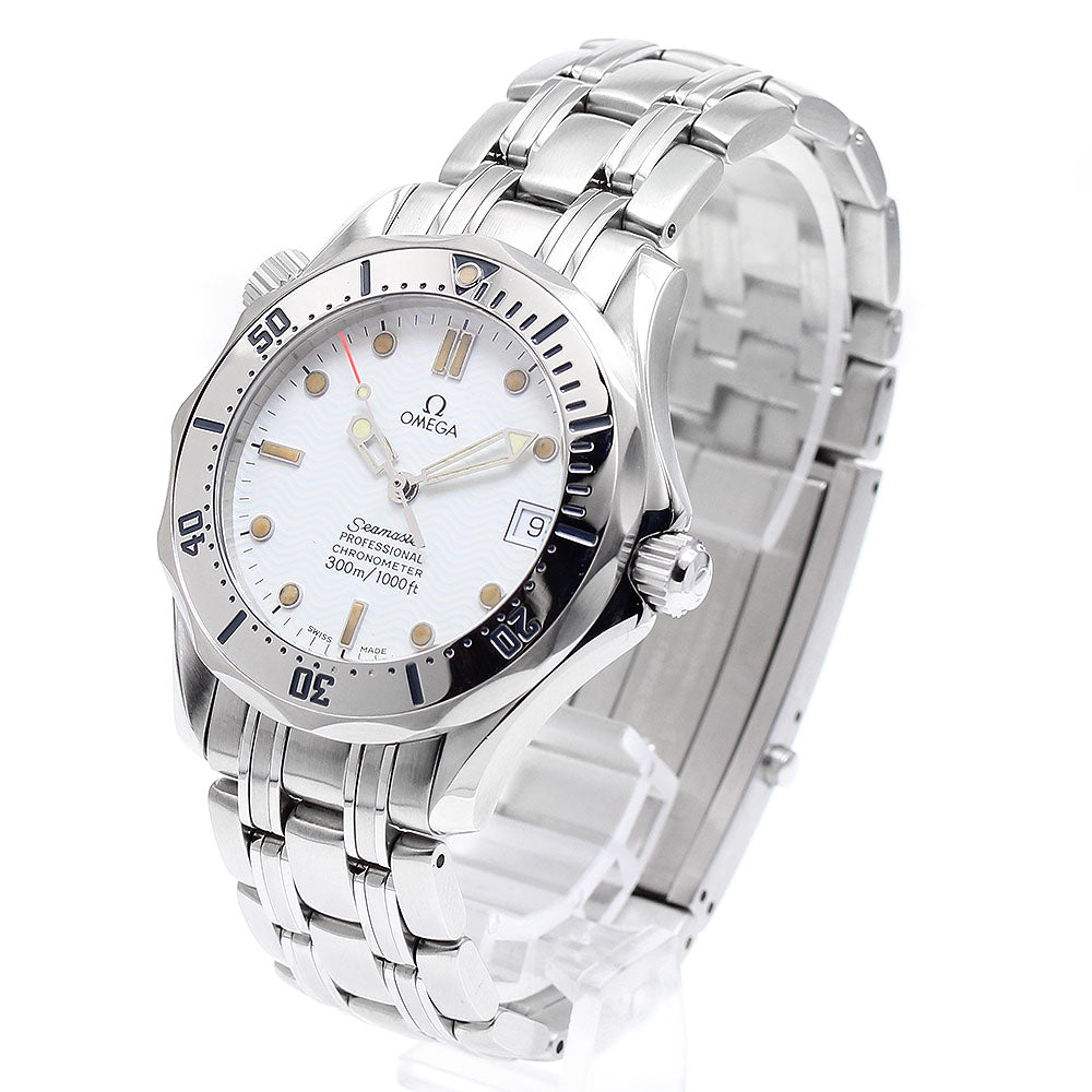 OMEGA Seamaster300 2552.20 Date white Dial Automatic Boy's Watch_881791