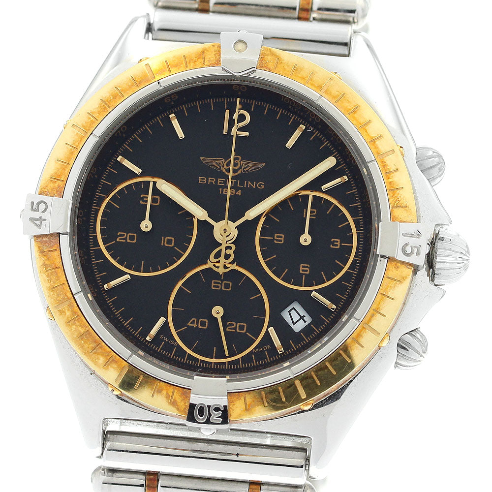 BREITLING Chronomat 36 80350 Date black Dial Quartz Ladies Watch_881808