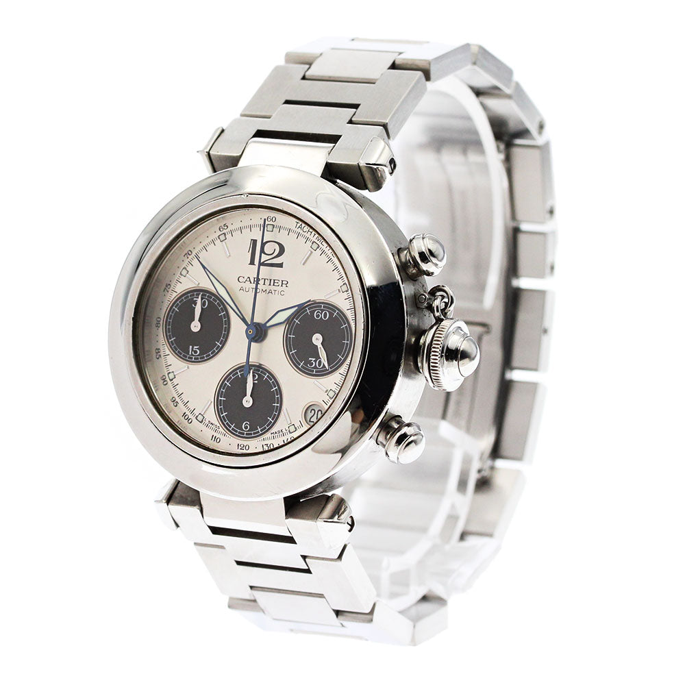 CARTIER Pasha C W31048M7 Chronograph Automatic Boy's Watch_881818