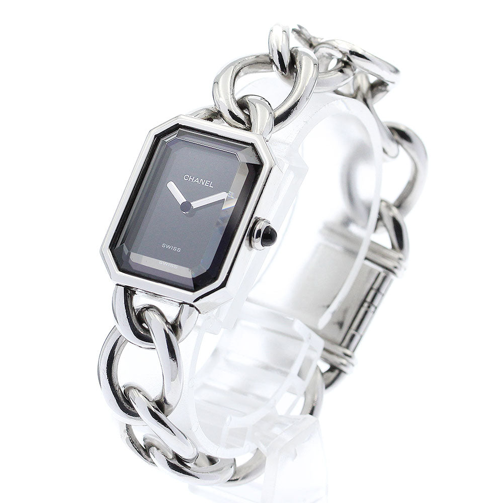 CHANEL Premiere L H0452 black Dial Quartz Ladies Watch_881821