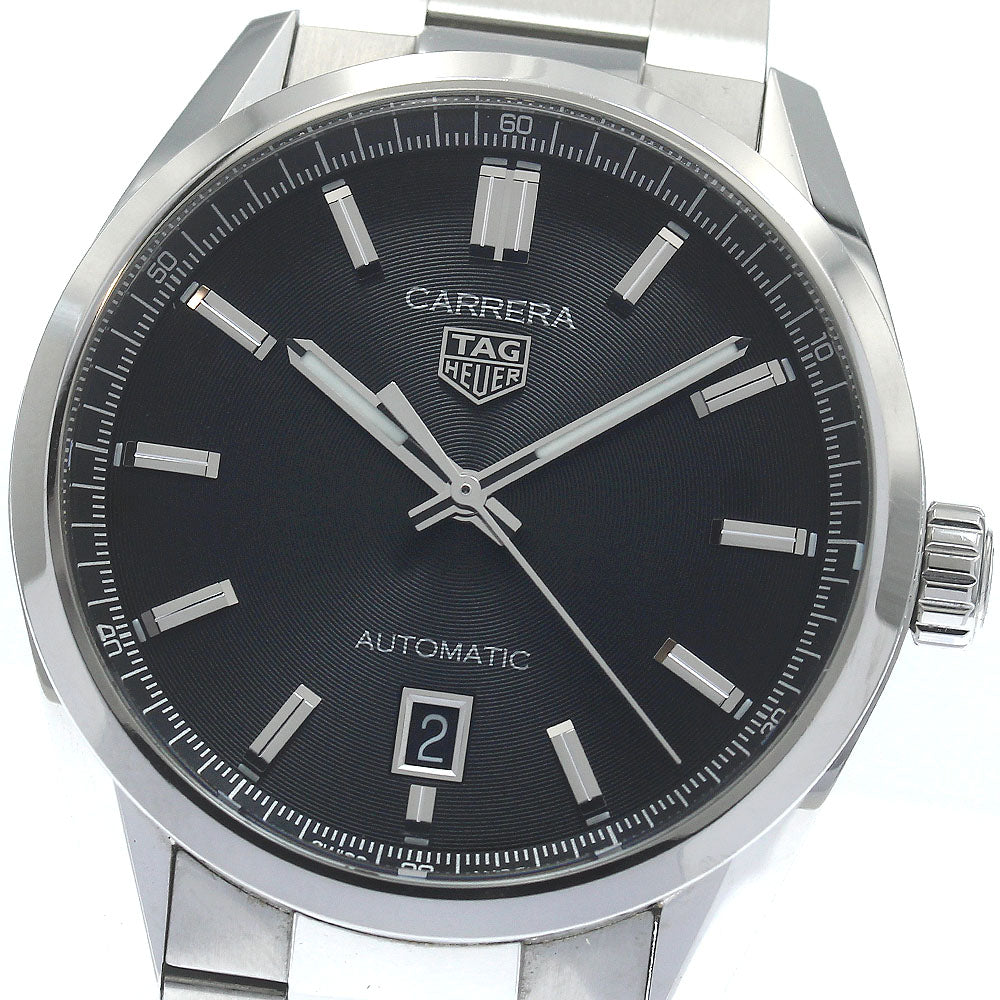 TAG HEUER Carrera Caliber 5 WBN2110 Date black Dial Automatic Men's Watch_881829