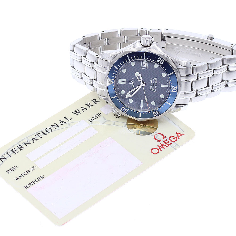 OMEGA Seamaster 2561.80 Date blue Dial Quartz Boy's Watch_881833