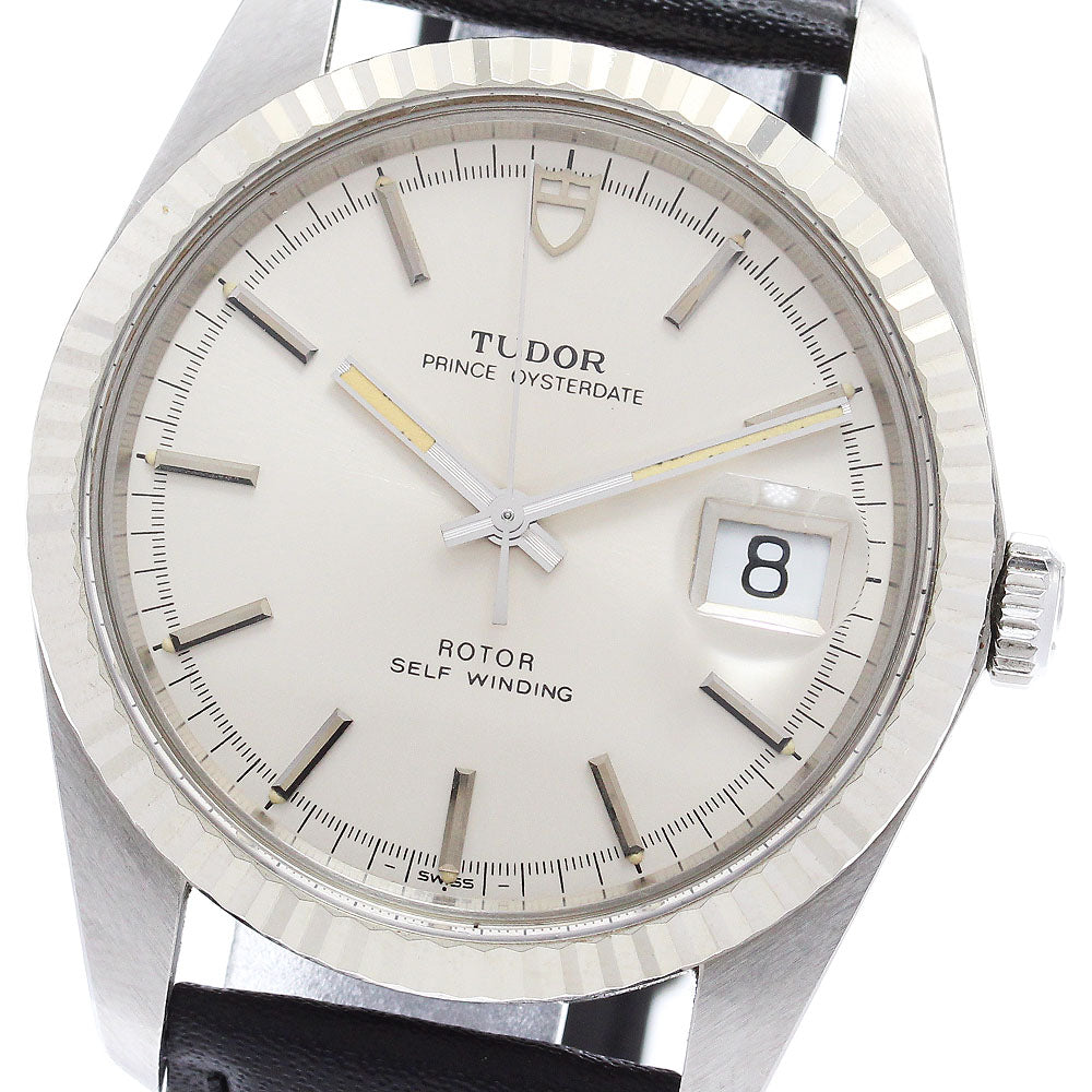 TUDOR Prince Oyster Date 75304 WG bezel Silver Dial Automatic Men's Watch_881845